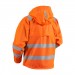 4302 Rain Jacket Orange Back